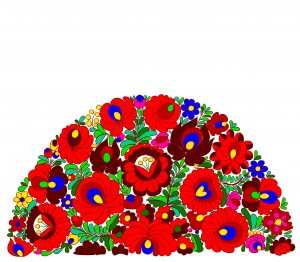 Hungarian floral pattern